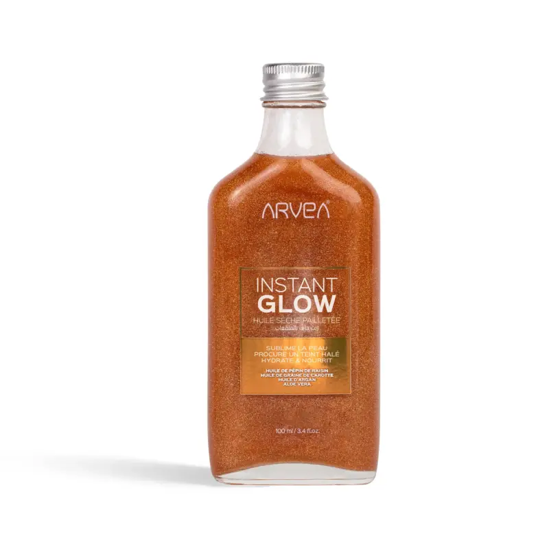 HUILE SÈCHE PAILLETÉE INSTANT GLOW ARVEA