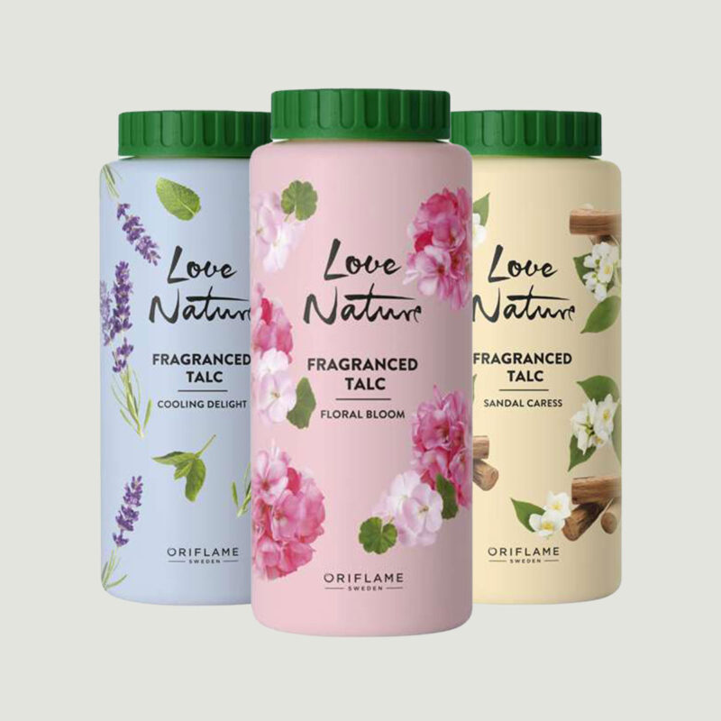 Talc Parfumé Love Nature d'Oriflame