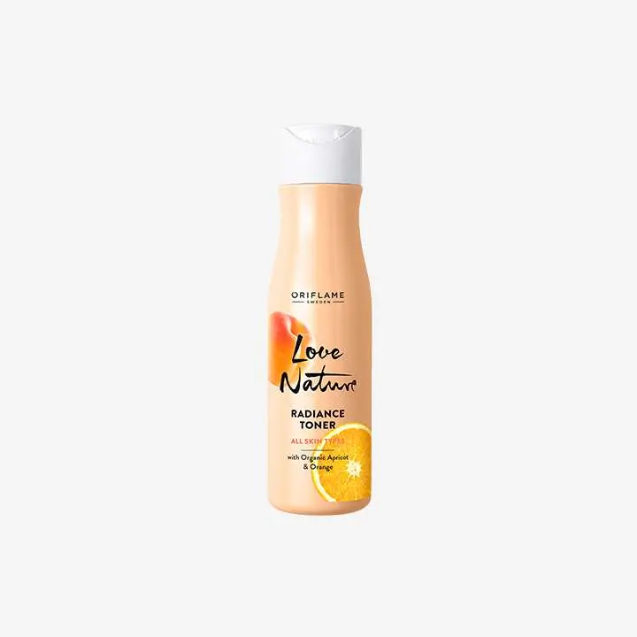 Tonique Love Nature : Ravivez votre éclat avec le Tonique aux Extraits d’Abricot et d'Orange. Une fusion fruitée pour une peau resplendissante.