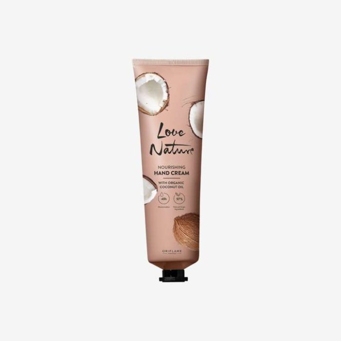 Crème nourrissante pour les mains à l'huile naturelle de noix de coco Love Nature Oriflame