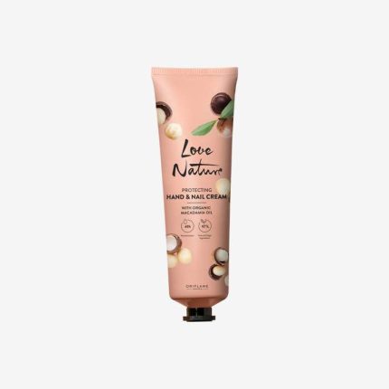 Crème protectrice pour les mains et les ongles à l'huile naturelle de macadamia Love Nature