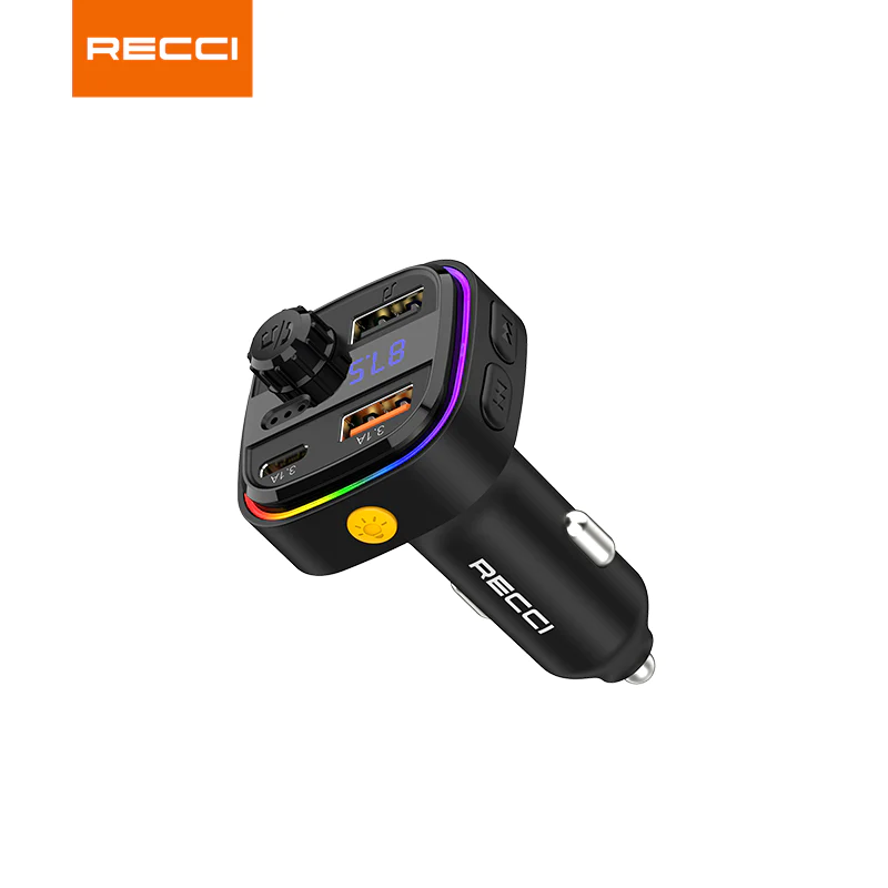 Chargeur de voiture FM Recci RQ08