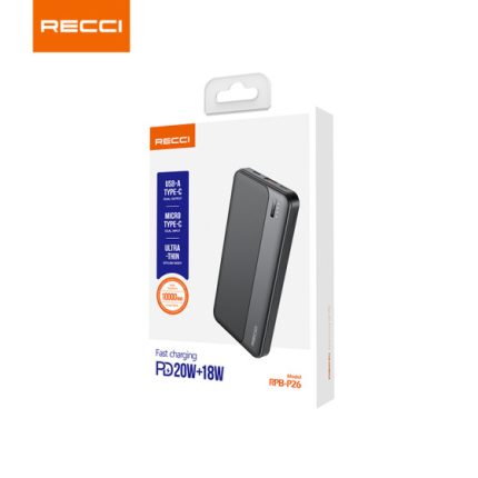 Power Bank 10000MAH RECCI RPB-P26