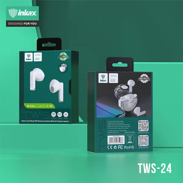 écouteurs Bluetooth inkax TWS-24